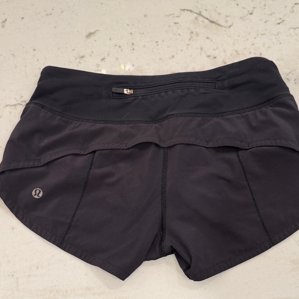lululemon athletica Women's Black Athletic Shorts